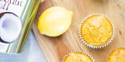 Homemade Lemon Muffins 3 large