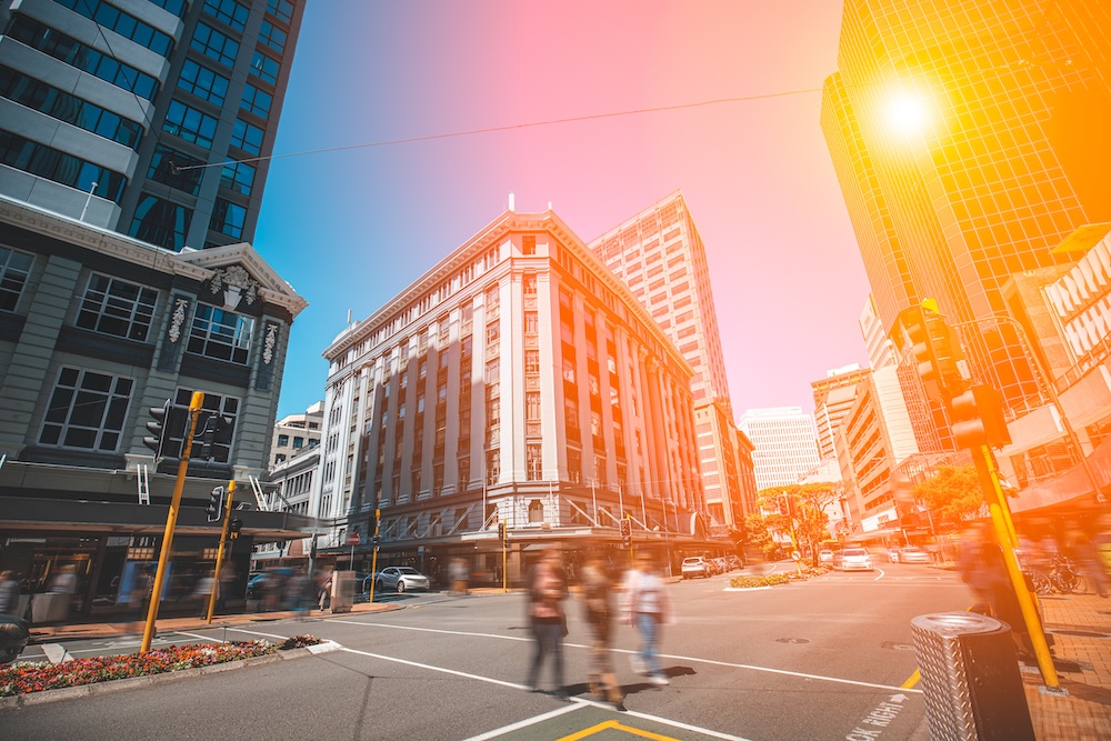 New Zealand cityscape