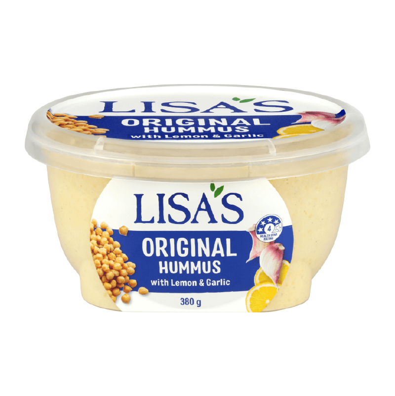 Lisa's hummus product photography