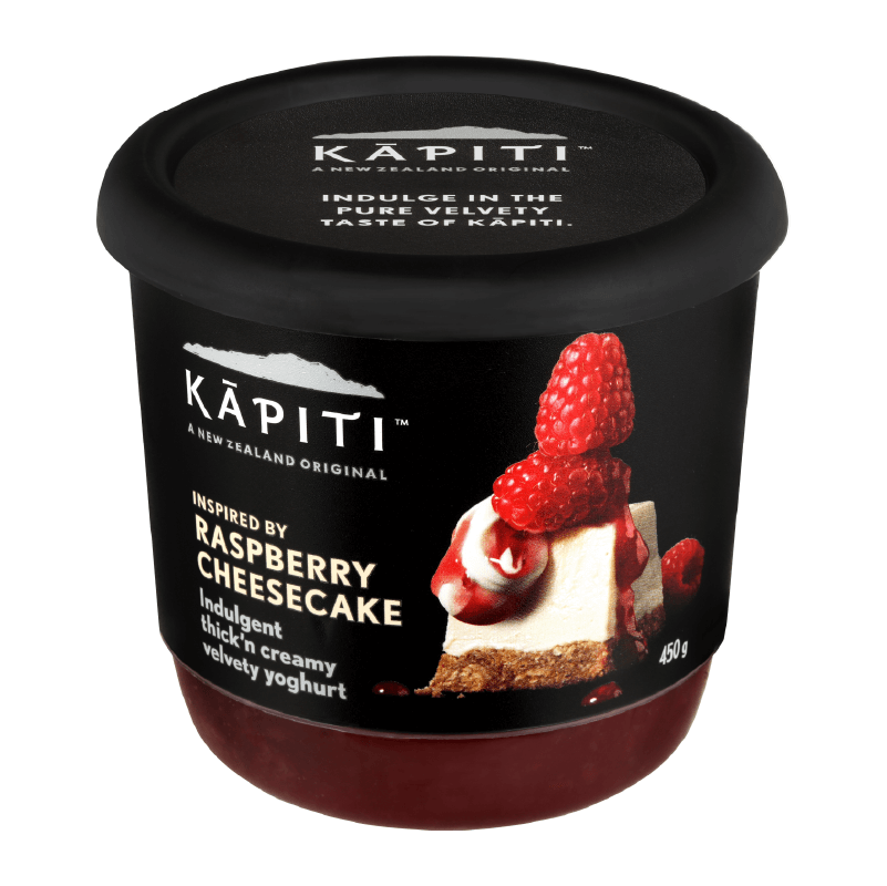 Kapiti Raspberry Cheesecake product photography